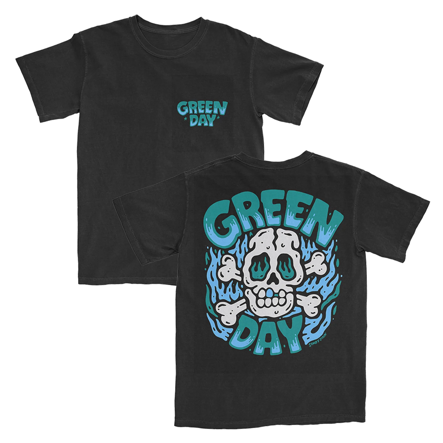 Blue Skull T-Shirt - Image 3